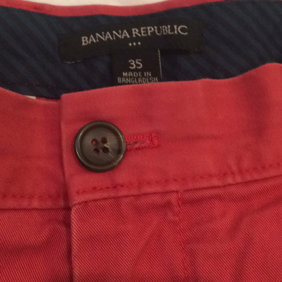 Banana Republic Other - Men’s Banana Republic Shorts, Red, Size 35
